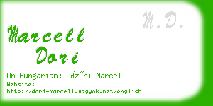 marcell dori business card